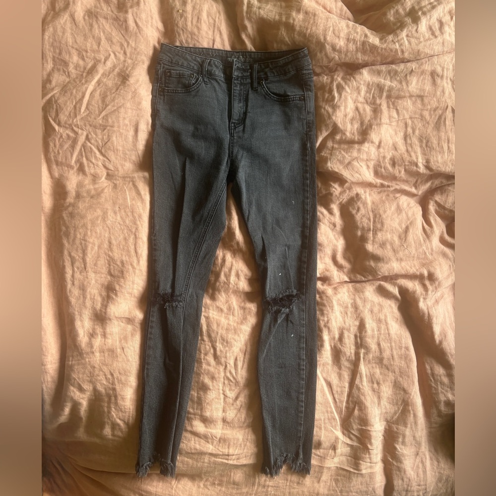 wild fable Black Distressed Skinny Jeans